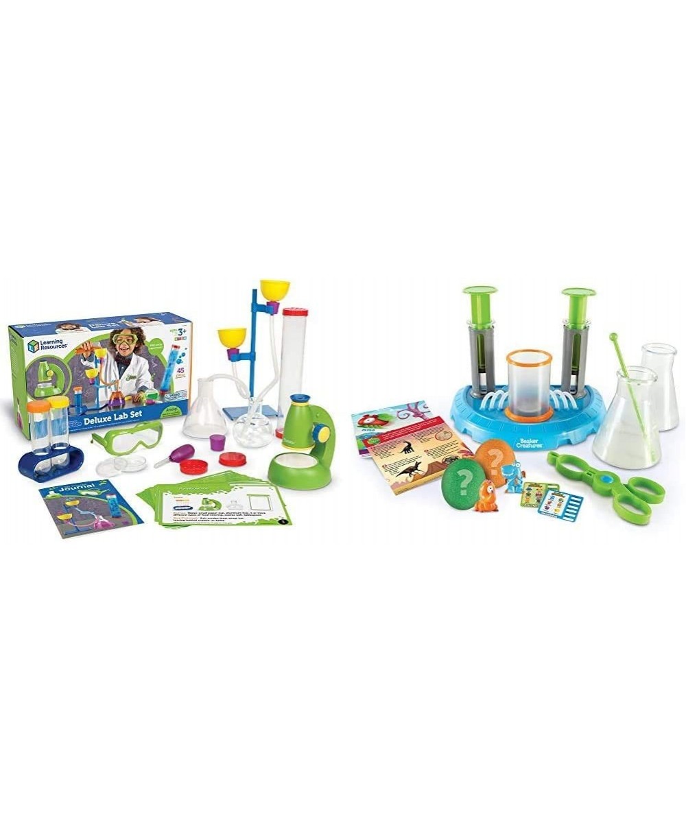 Primary Science Deluxe Lab Set Science Kit 45 Piece Set Ages 3+ Multicolor & Beaker Creatures Liquid Reactor Super Lab - Toy ...