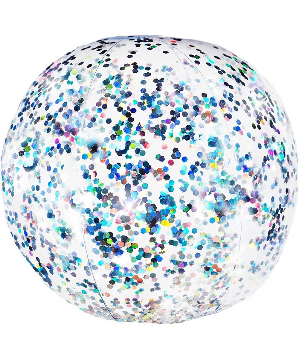 Glitter Beach Ball Silver Gitter $26.55 - Swimming Pool & Outdoor Water Toys