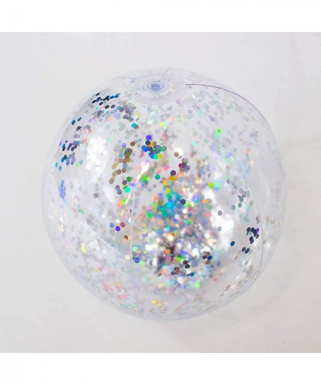 Glitter Beach Ball Silver Gitter $26.55 - Swimming Pool & Outdoor Water Toys