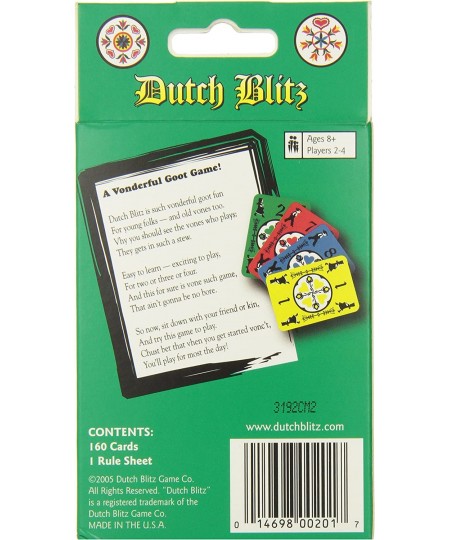 Dutch Blitz: The Original Fast Paced Card Game Contains 160 Cards Quick and Easy to Learn Great Family Game Fun for Everyone ...