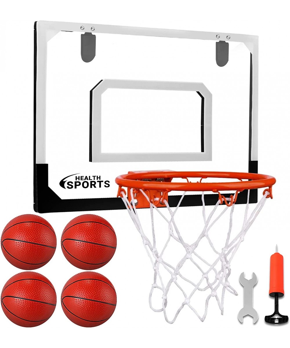 Indoor Mini Basketball Hoop Set for Kids - 17" x 12.5" Door Basketball Hoops for Room&Wall Mounted with Complete Accessories ...