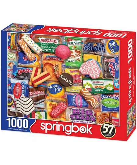 Springbok's 1000 Piece Jigsaw Puzzle Snack Treats - Made in USA $34.09 - Jigsaw Puzzles