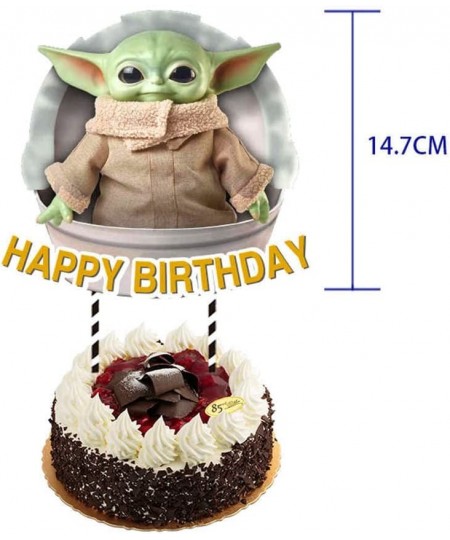 Baby yoda Party Supplies and Decorations - Baby yoda Birthday Decorations -Set Includes 20-Plates 20- Napkins 1- Tablecloth a...