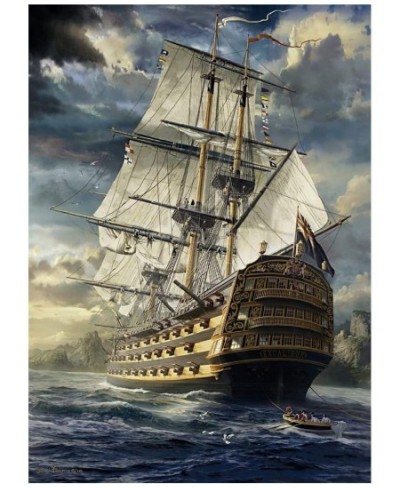 1000 Pieces Puzzles for Adults Jigsaw Puzzles Sailboat to Explore The Sea Challenging Puzzle Large Difficult Puzzles Kids DIY...