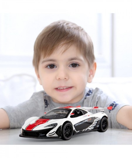 Diecast Model Cars Toy Cars McLaren P1 1:32 Scale Alloy Pull Back Toy Car with Sound and Light Toy for Girls and Boys Kids To...