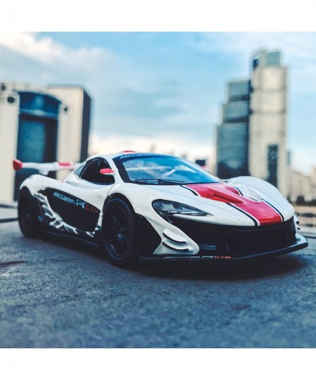 Diecast Model Cars Toy Cars McLaren P1 1:32 Scale Alloy Pull Back Toy Car with Sound and Light Toy for Girls and Boys Kids To...