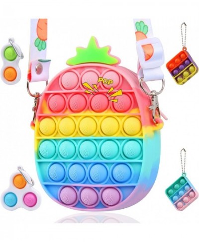 Pop Shoulder Bag Fidget Toy Pack Push Pop Bubble Purse Handbags Fidget Packs Toy Crossbody Bag to Relieve Stress Messenger Ba...