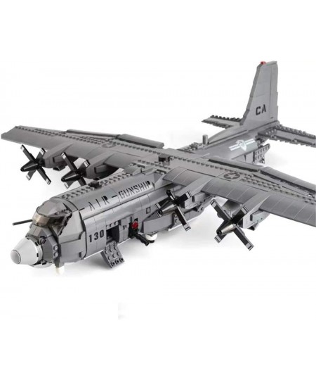 Xingbao Military Army Series The AC130 Aerial Gunboat Set Building Blocks Bricks Educational Toys Classic Model Plane WW2 Toy...