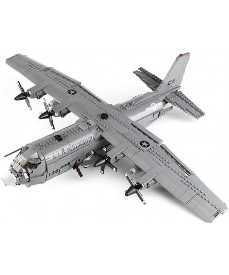 Xingbao Military Army Series The AC130 Aerial Gunboat Set Building Blocks Bricks Educational Toys Classic Model Plane WW2 Toy...