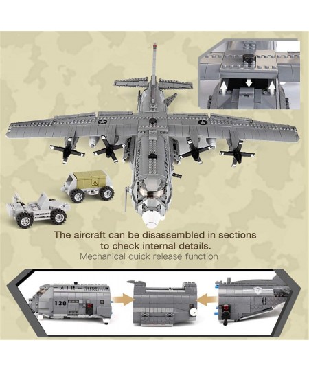 Xingbao Military Army Series The AC130 Aerial Gunboat Set Building Blocks Bricks Educational Toys Classic Model Plane WW2 Toy...