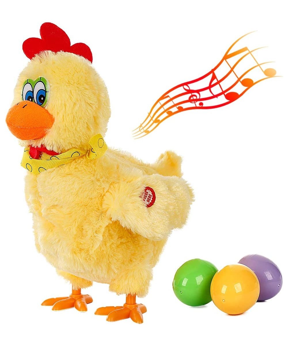 Chicken Animal Toy Doll Laying Egg Electric Crazy Plush Chicken with Sound Music $49.31 - Plush Interactive Toy Figures