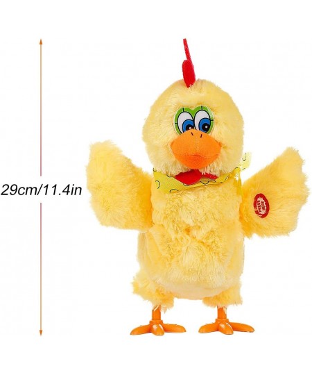 Chicken Animal Toy Doll Laying Egg Electric Crazy Plush Chicken with Sound Music $49.31 - Plush Interactive Toy Figures