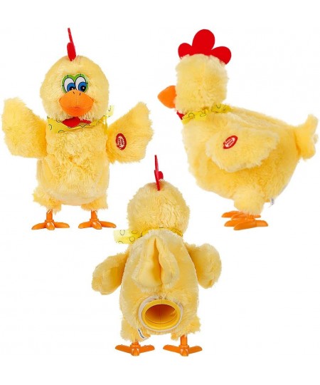 Chicken Animal Toy Doll Laying Egg Electric Crazy Plush Chicken with Sound Music $49.31 - Plush Interactive Toy Figures