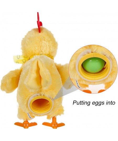 Chicken Animal Toy Doll Laying Egg Electric Crazy Plush Chicken with Sound Music $49.31 - Plush Interactive Toy Figures