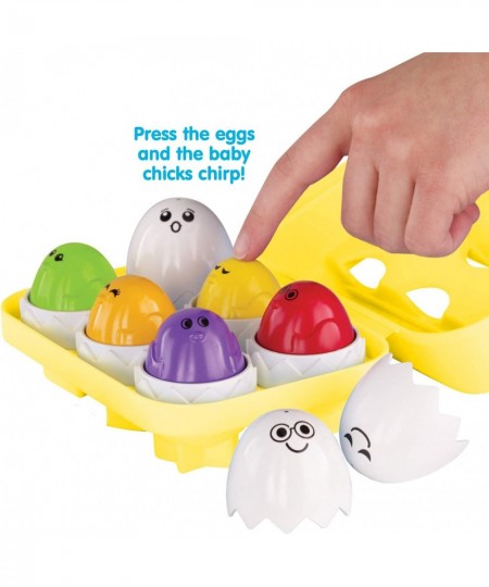 Kidoozie Peek N Peep Eggs Mentally Stimulating Employs Tactile Engagement Sorting/Stacking Toy for Toddlers Ages 12 Months an...