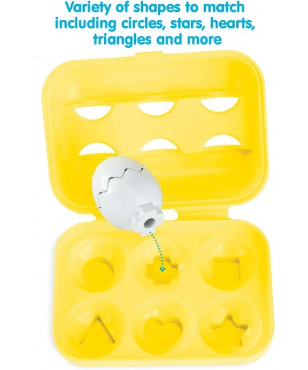 Kidoozie Peek N Peep Eggs Mentally Stimulating Employs Tactile Engagement Sorting/Stacking Toy for Toddlers Ages 12 Months an...