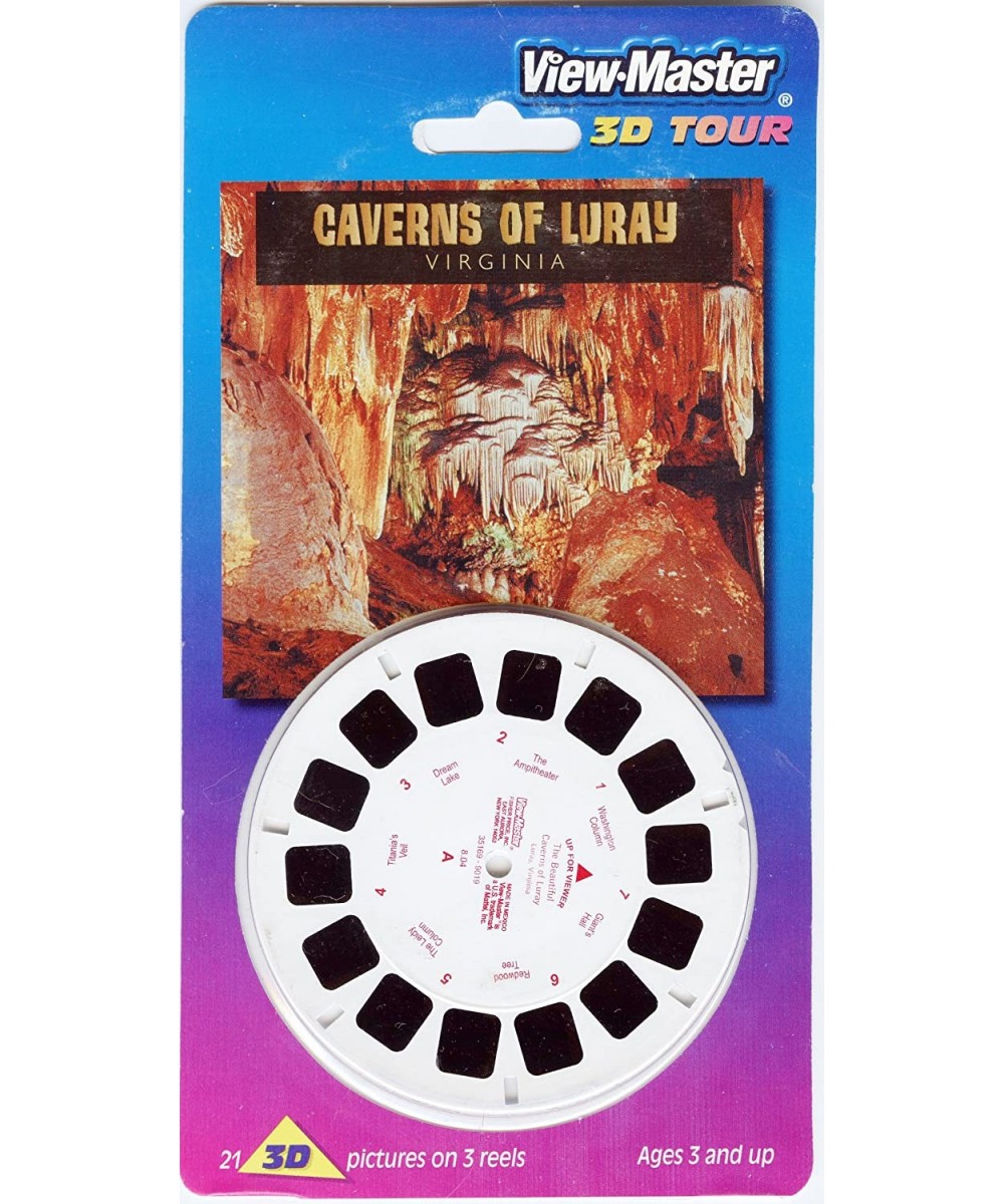 Caverns of Luray Virginia ViewMaster 3 Reel Set - 21 3d Images $62.09 - Viewfinder Toys