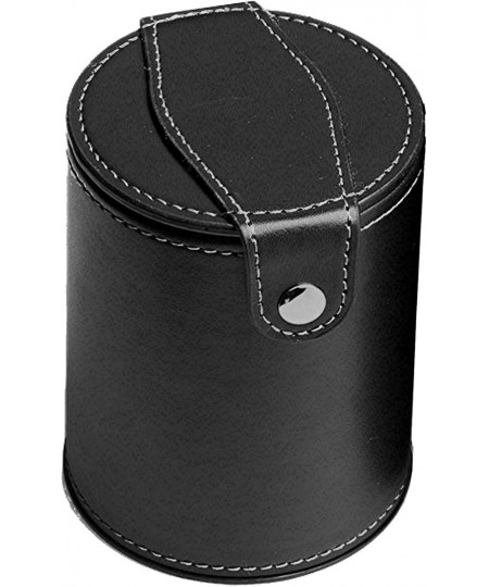 Set of 16mm Marbleized Dice and Black PU Leather Felt Lined Dice Cup with Storage Compartment (Gift Boxed) $26.48 - Game Acce...