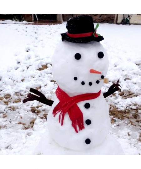 Snowman Decorating Kit Snowman Making Kits Tools Winter Outdoor Toys Decoration (Large) $27.31 - Craft Kits