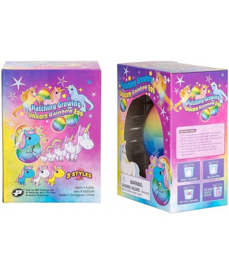 Master Toys & Novelties Surprise Growing Unicorn Hatching Rainbow Egg - Hatch and Grow for Easter Gifts Baskets and Egg Hunts...