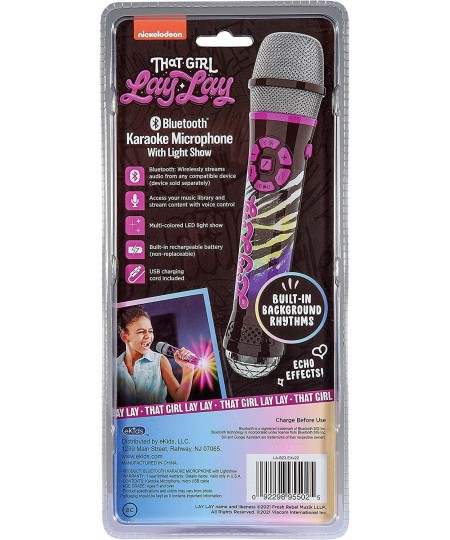 That Girl Lay Lay Bluetooth Karaoke Microphone for Kids Built-in Music and Flashing Lights $52.30 - Kids' Karaoke Machines