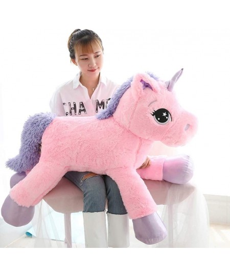 Giant Unicorn Stuffed Animal Toys Soft Large Unicorns Plush Pillow for Bedroom Valentines Pink 39.4 $62.57 - Kids' Plush Toy ...