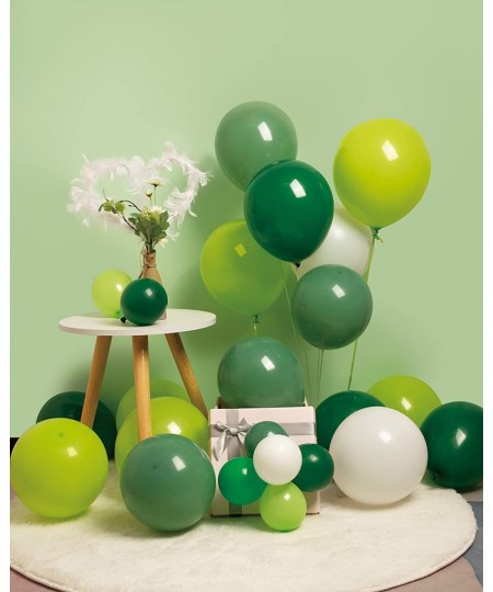 Lime Green Balloons 12Inch/5Inch - 70Pcs Light Green Balloons Birthday Ballons Safari Balloons for Jungle Dinosaur Theme Late...