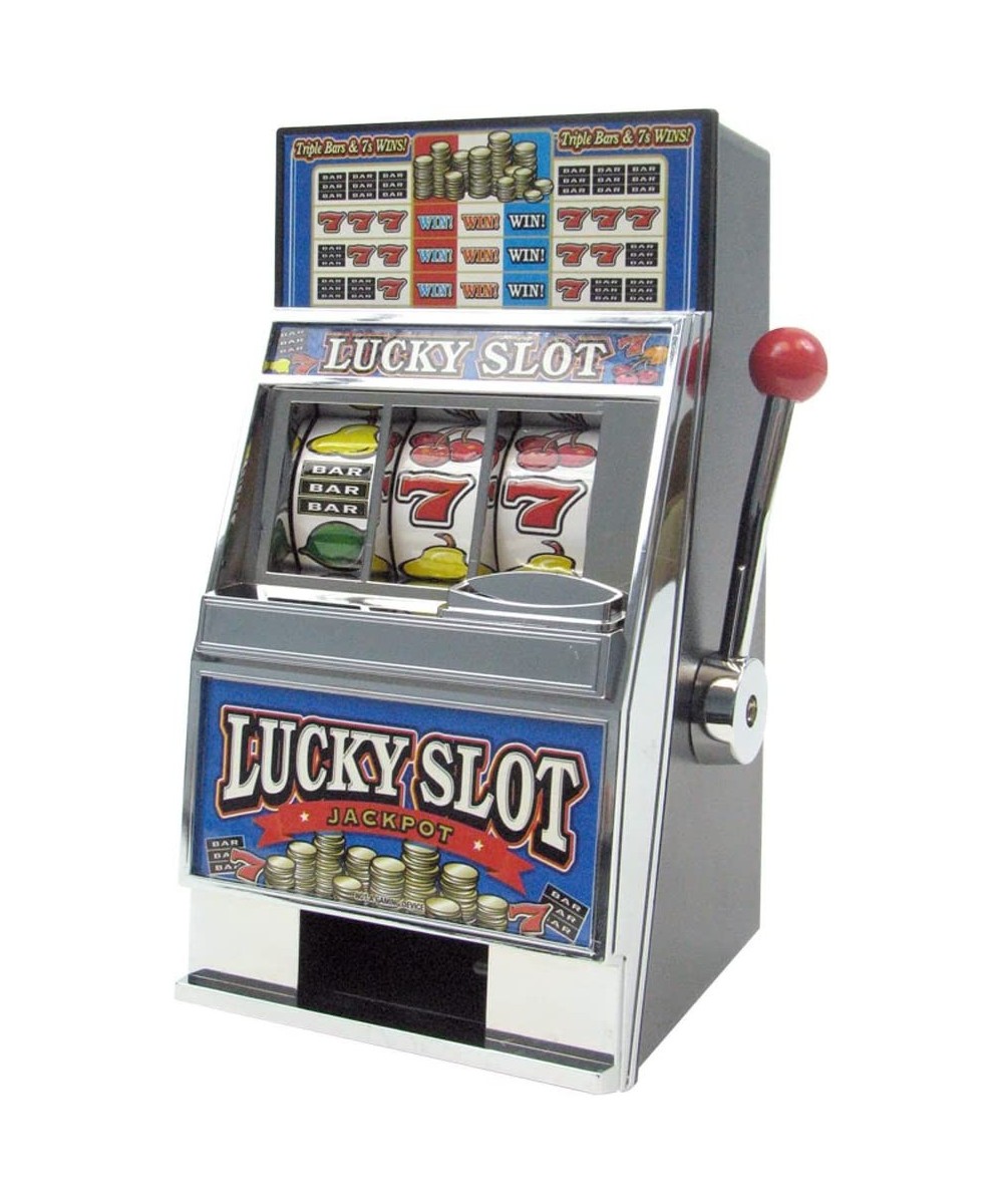 10-41040 Play The Game Lucky Slot Machine Bank Multicolor $19.13 - Money & Banking Play Toys