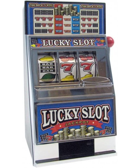 10-41040 Play The Game Lucky Slot Machine Bank Multicolor $19.13 - Money & Banking Play Toys