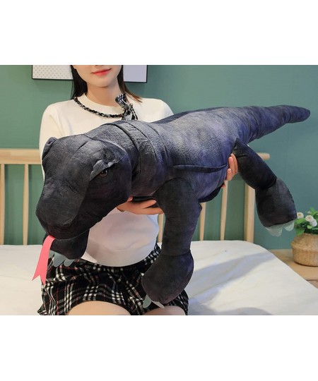 Lizard Stuffed Animals 23.6 Inches Durable Plush Reptilian Toy Plush Monitor Lizard Unique Decoration Huggable Gift for Kids ...