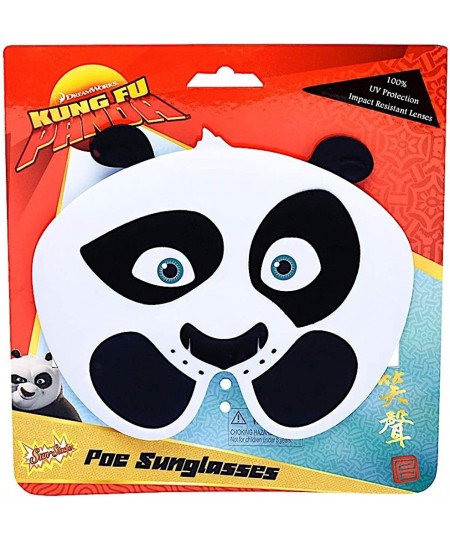 Officially Licensed Kung Fu Panda Po Character Sunglasses Costume Party Favor Shades UV400 One Size Model Number: SG3647 Blac...