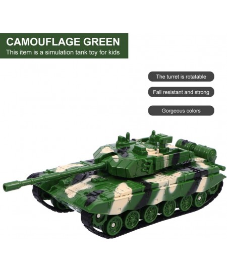 Tank Battle Truck Toy Vehicles Plastic Tank Toys Model Cars Playset Tank Vehicle for Boys Kids (Camouflage Green) $31.65 - Ki...