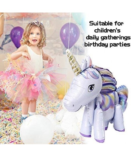 3D Unicorn Balloons for Birthday Party Wedding Baby Shower Decoration Supplies Party Foil Balloon for Children Kids Gift & To...