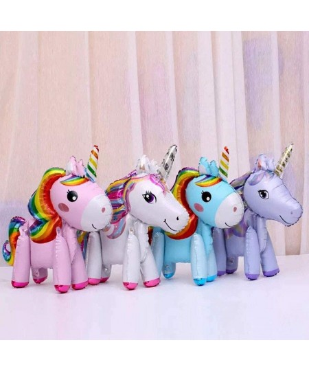 3D Unicorn Balloons for Birthday Party Wedding Baby Shower Decoration Supplies Party Foil Balloon for Children Kids Gift & To...