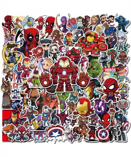 130 Pcs Superhero Stickers for Laptop Cool Stickers Decals for Water Bottle Waterproof Vinyl Stickers Pack for Skateboard Lug...