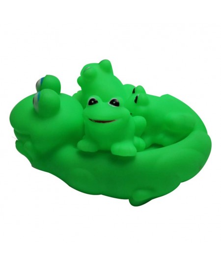 1 Set/7pcs Frog Bath Toys Frog Family Bath Sets Floating Bathtub Toys for Kids Baby Bath Toys $20.25 - Bathtub Toys