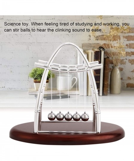 Newton's Cradle Swinging Balls Pendulum Balance Steel Balls Pendulum Wave Balls Physics Science Pendulum Ornaments Toy Desk $...