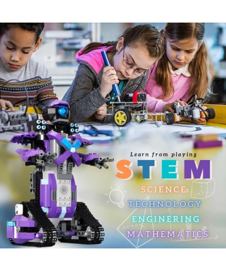 Robot Kits for Kids to Build STEM Project Robot Toys for 8 10 12 Year Old Boy Build Your Own Robot with Remote & APP Controll...