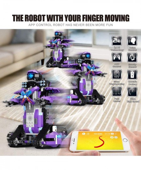 Robot Kits for Kids to Build STEM Project Robot Toys for 8 10 12 Year Old Boy Build Your Own Robot with Remote & APP Controll...