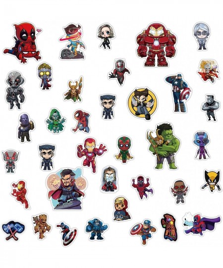 130 Pcs Superhero Stickers for Laptop Cool Stickers Decals for Water Bottle Waterproof Vinyl Stickers Pack for Skateboard Lug...