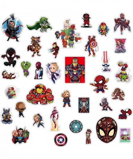 130 Pcs Superhero Stickers for Laptop Cool Stickers Decals for Water Bottle Waterproof Vinyl Stickers Pack for Skateboard Lug...