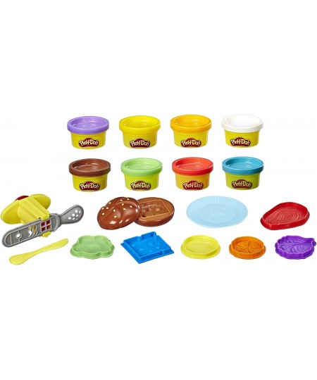 Kitchen Creations Burger and Fries Set with 8 Non-Toxic Colors $41.30 - Kids' Art Clay & Dough