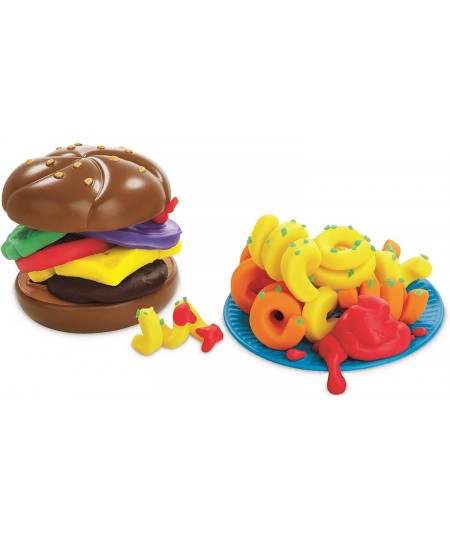 Kitchen Creations Burger and Fries Set with 8 Non-Toxic Colors $41.30 - Kids' Art Clay & Dough