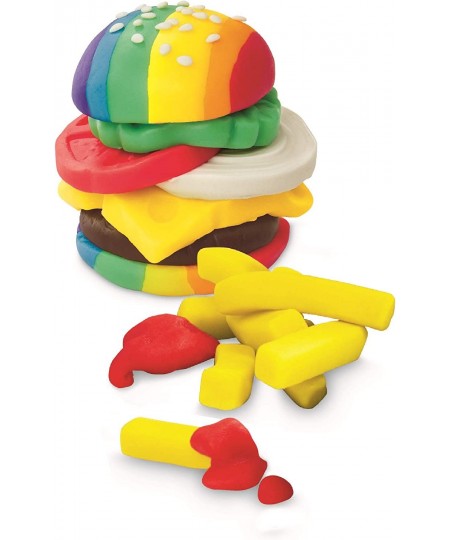 Kitchen Creations Burger and Fries Set with 8 Non-Toxic Colors $41.30 - Kids' Art Clay & Dough