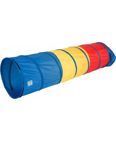 Kids Find Me Multi Color 6 Foot Crawl Tunnel - Red Yellow & Blue 6'L x 19"T $50.99 - Kids' Play Tents & Tunnels