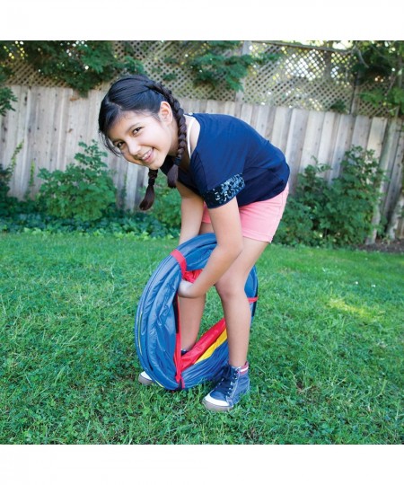 Kids Find Me Multi Color 6 Foot Crawl Tunnel - Red Yellow & Blue 6'L x 19"T $50.99 - Kids' Play Tents & Tunnels