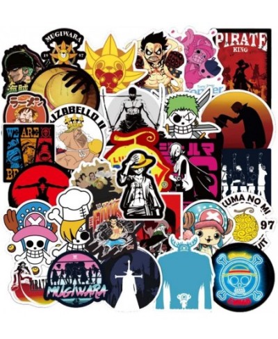 100Pcs of Stickers of One Piece Anime Cartoon Vinyl Decals for Kids Teens Fans Boys Girls Men Women Sticker Pack for Laptop W...