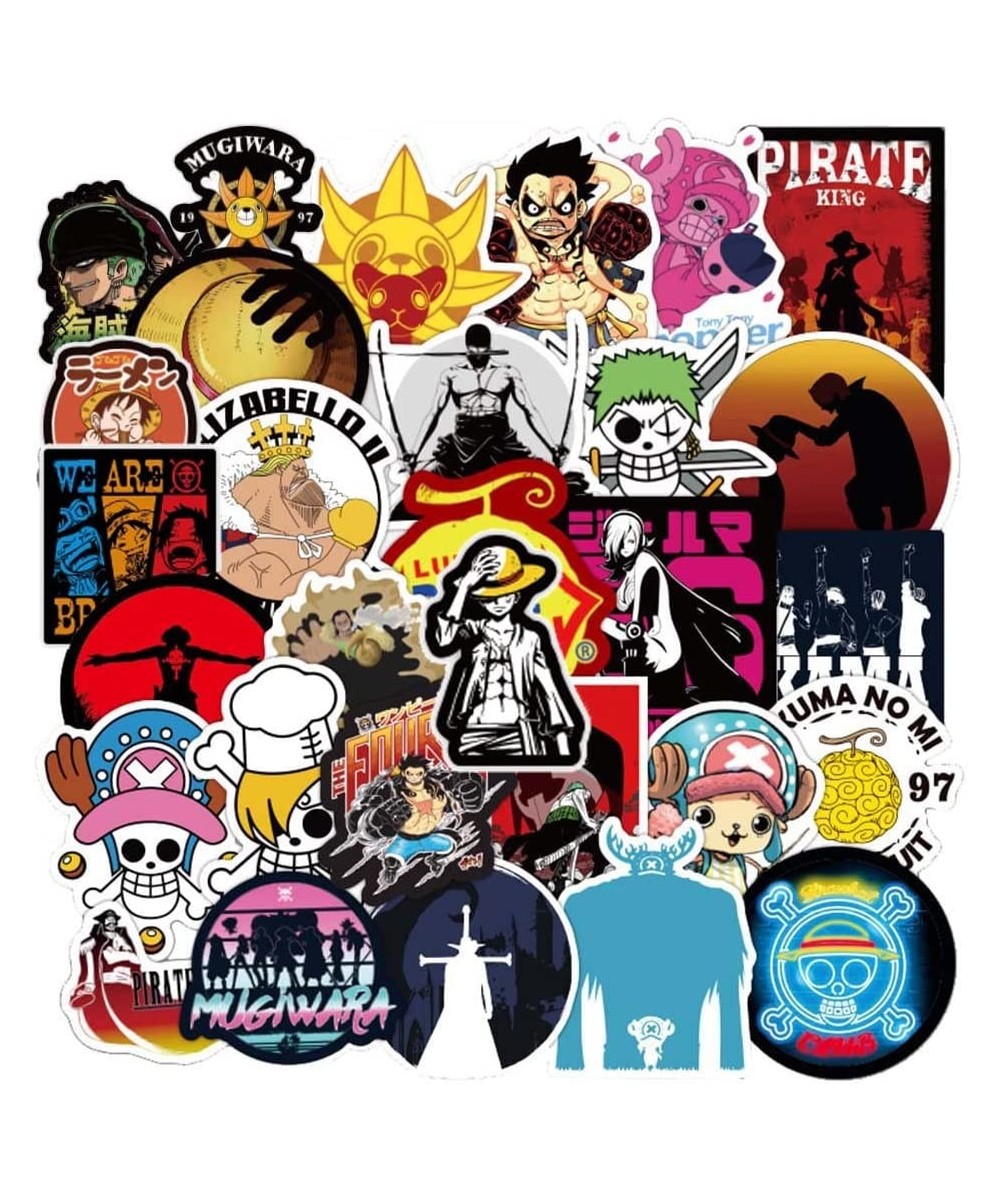 100Pcs of Stickers of One Piece Anime Cartoon Vinyl Decals for Kids Teens Fans Boys Girls Men Women Sticker Pack for Laptop W...