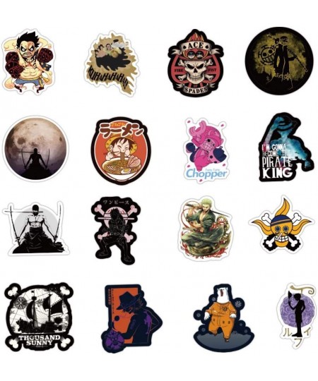 100Pcs of Stickers of One Piece Anime Cartoon Vinyl Decals for Kids Teens Fans Boys Girls Men Women Sticker Pack for Laptop W...