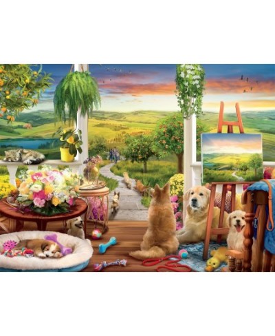 Cozy Front Porch - 750 Piece Jigsaw Puzzle $24.53 - Jigsaw Puzzles